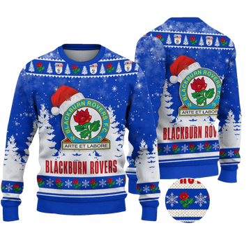 Blackburn Rovers Ugly Christmas Sweater - Moonbestprint