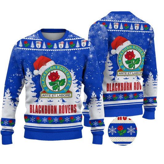 Blackburn Rovers Ugly Christmas Sweater - Moonbestprint