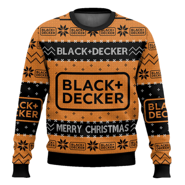 Black Decker Tool Ugly Christmas Sweater - Moonbestprint