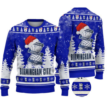 Birmingham City Ugly Christmas Sweater - Moonbestprint