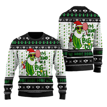 Big Dill Pickleball Ugly Christmas Sweater - Moonbestprint