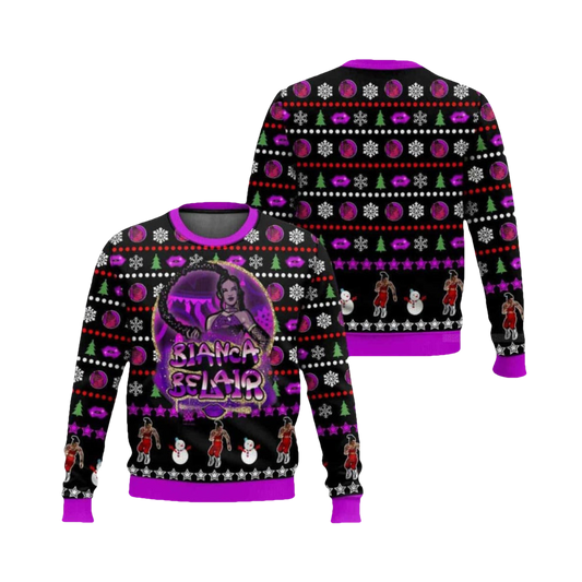 Bianca Belair Ugly Christmas Sweater - Moonbestprint