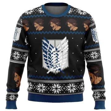 Attack On Titan Scout Ugly Christmas Sweater - Moonbestprint