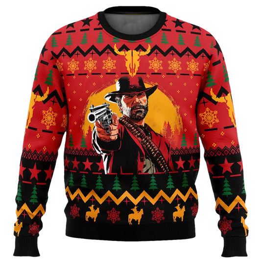 Arthur Morgan Red Dead Redemption Ugly Christmas Sweater - Moonbestprint