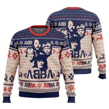 ABBA Band Ugly Christmas Sweater - Moonbestprint