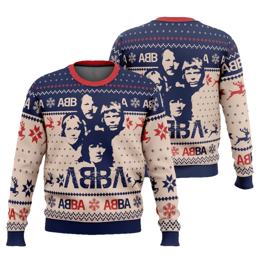ABBA Band Ugly Christmas Sweater - Moonbestprint