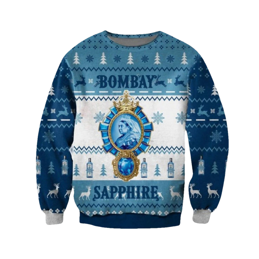 Bombay Sapphire Ugly Christmas Sweater - Moonbestprint