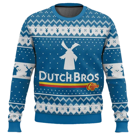 Dutch Bros Coffee Ugly Christmas Sweater - Moonbestprint