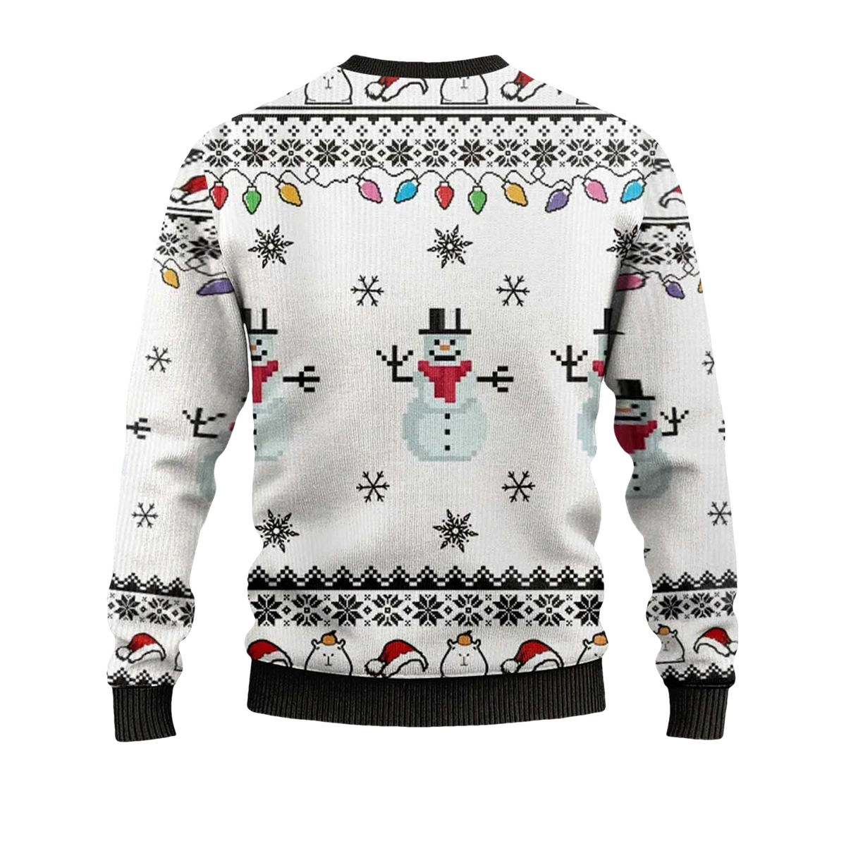 2026 Capybara Smoking Ugly Christmas Sweater - Moonbestprint