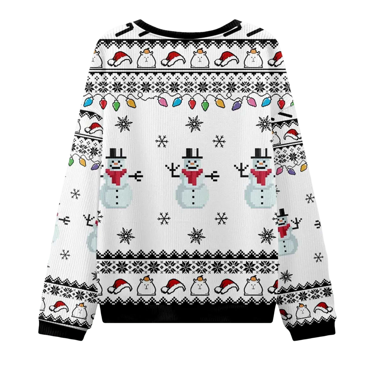 2026 Capybara Smoking Christmas Ugly Sweater - Moonbestprint