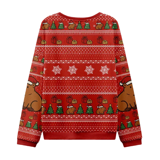 2026 Capybara Celebration Christmas Ugly Sweater - Moonbestprint