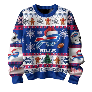 2026 Buffalo Bills They Not Like Us Christmas Ugly Sweater - Moonbestprint