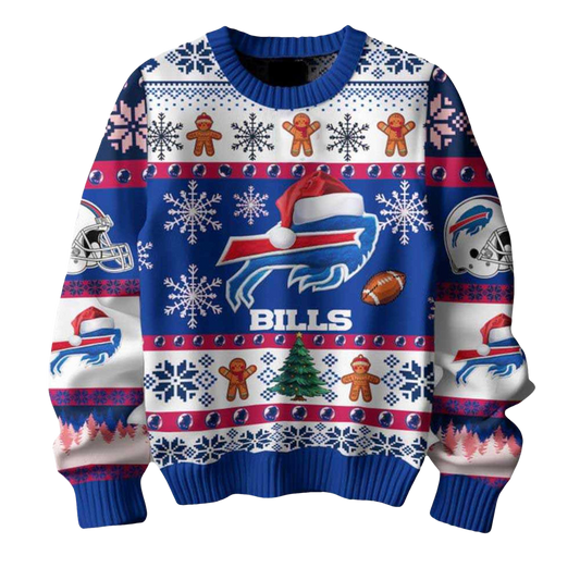2026 Buffalo Bills They Not Like Us Christmas Ugly Sweater - Moonbestprint