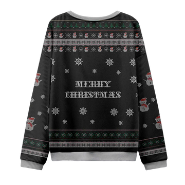 2026 Black Cat Unleash Holiday Chaos Christmas Ugly Sweater - Moonbestprint