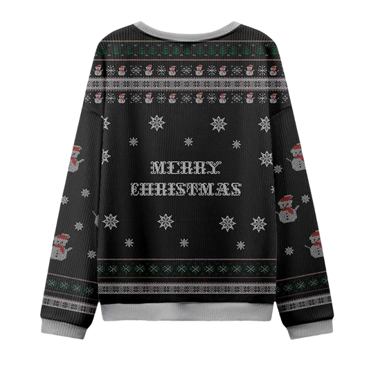 2026 Black Cat Unleash Holiday Chaos Christmas Ugly Sweater - Moonbestprint