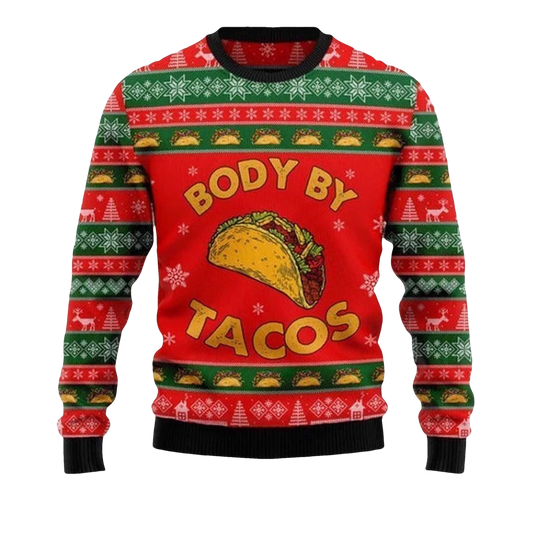 2026 Body By Taco Ugly Christmas Sweater - Moonbestprint