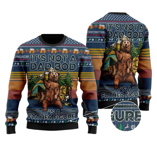 2026 Bear Drink Beer Camping Christmas Ugly Sweater - Moonbestprint