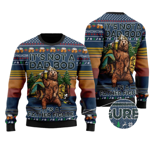 2026 Bear Drink Beer Camping Christmas Ugly Sweater - Moonbestprint