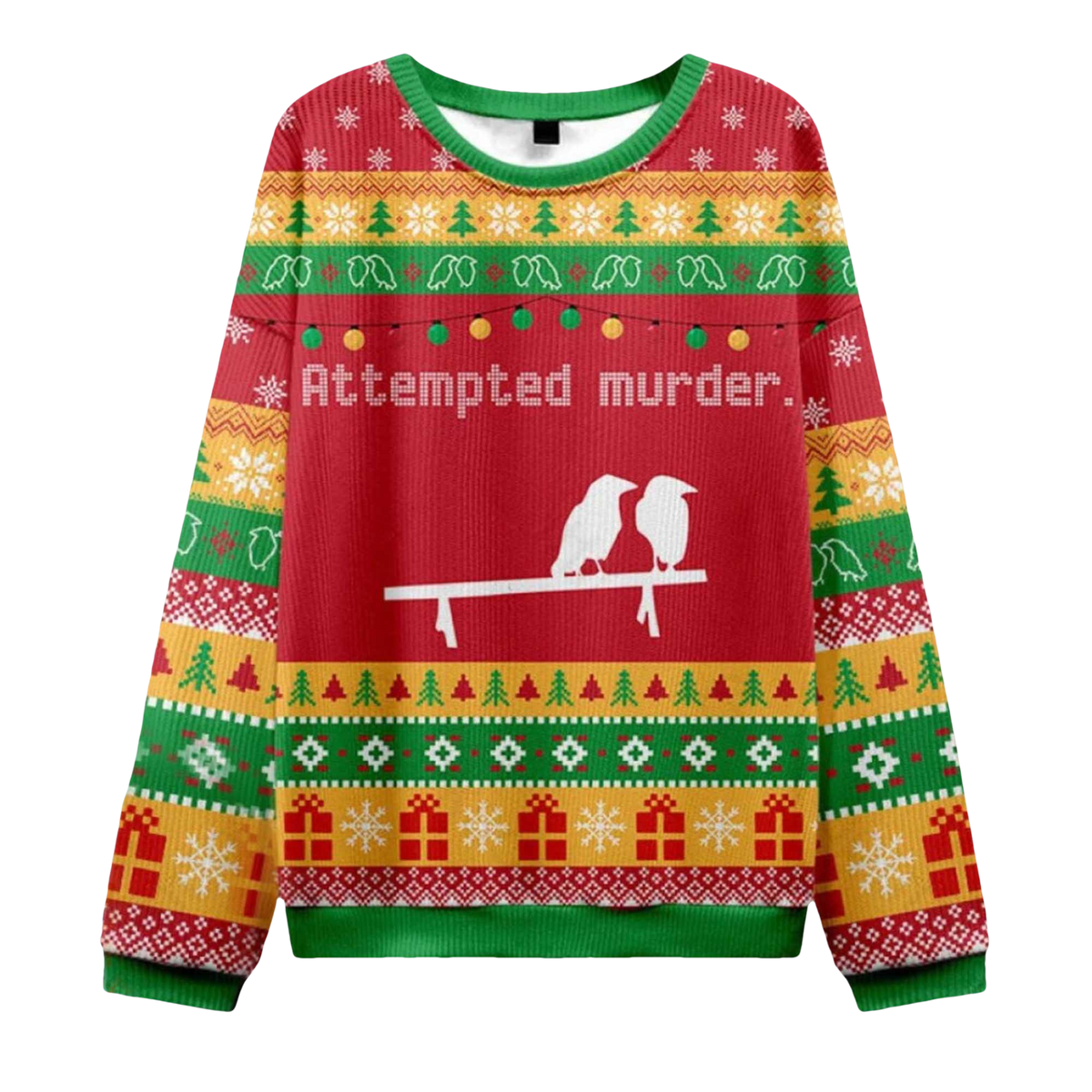 2026 Attempted Murder Ugly Christmas Sweater - Moonbestprint