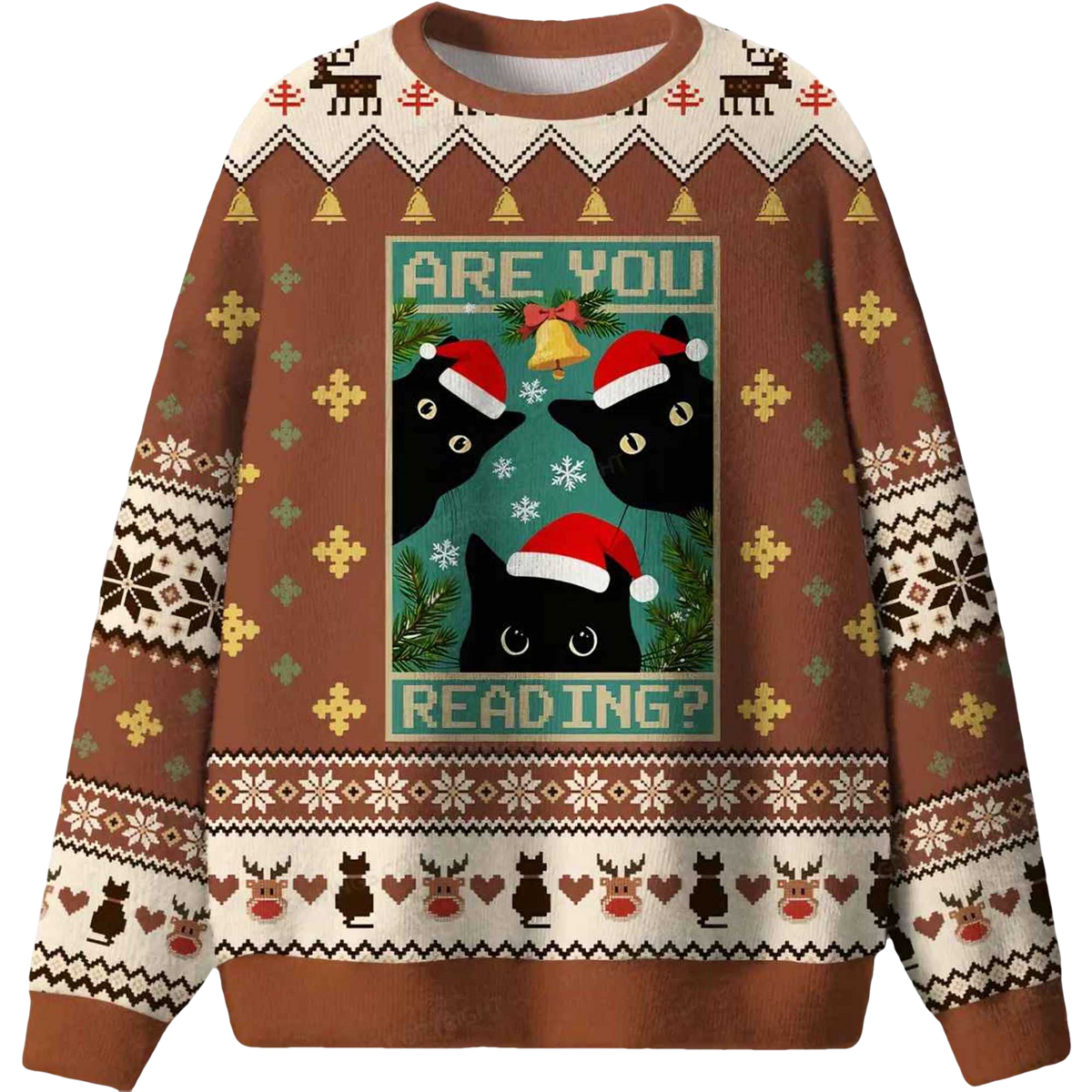 2026 Are You Reading Ugly Christmas Sweater - Moonbestprint