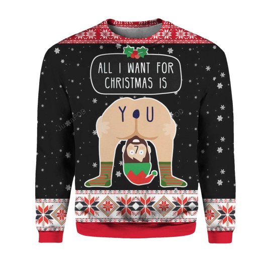 2026 All I Want For Christmas Is You Christmas Ugly Sweater - Moonbestprint