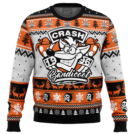 1996 Bandicoot Crash Bandicoot Ugly Christmas Sweater - Moonbestprint