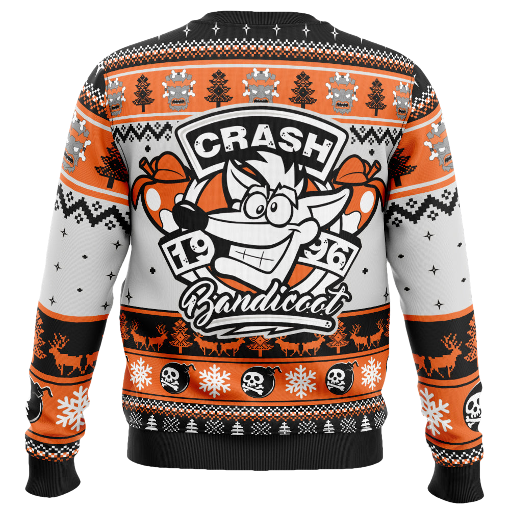 1996 Bandicoot Crash Bandicoot Ugly Christmas Sweater - Moonbestprint