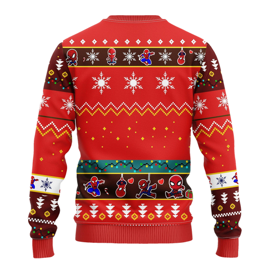 Spiderman Chibi Ugly Christmas Sweater- Best Christmas Gifts 2026 - Moonbestprint