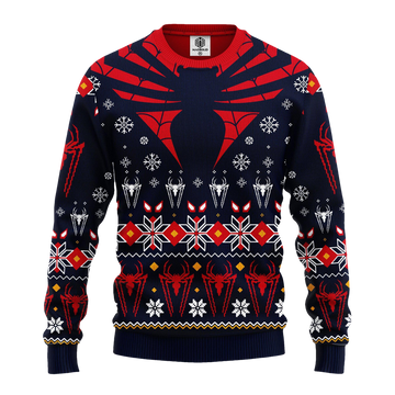 Spiderman Logo Ugly Christmas Sweater 2045- Best Christmas Gifts 2026 - Moonbestprint