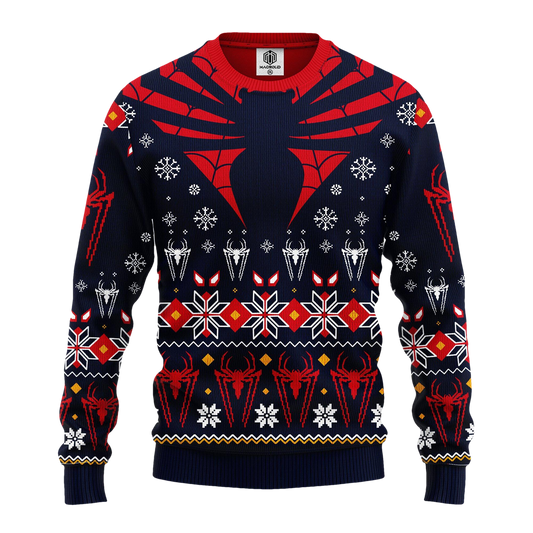 Spiderman Logo Ugly Christmas Sweater 2045- Best Christmas Gifts 2026 - Moonbestprint