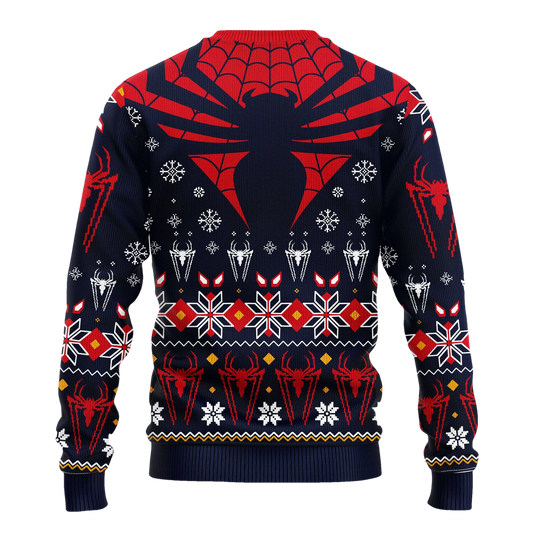 Spiderman Logo Ugly Christmas Sweater 2045- Best Christmas Gifts 2026 - Moonbestprint