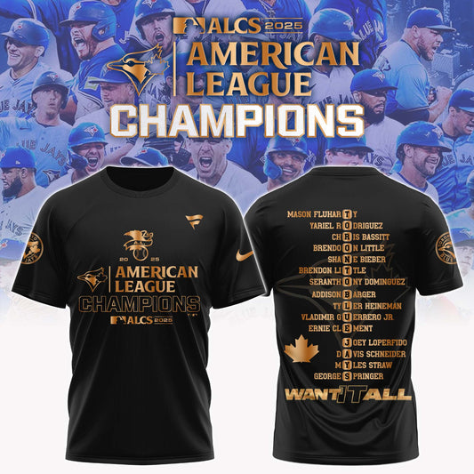Toronto Blue Jays 2025 American League Champions Tshirt V2 Moonbestprint