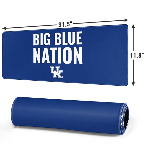 University of Kentucky Big Blue Nation Gaming Mouse Pad Moonbestprint