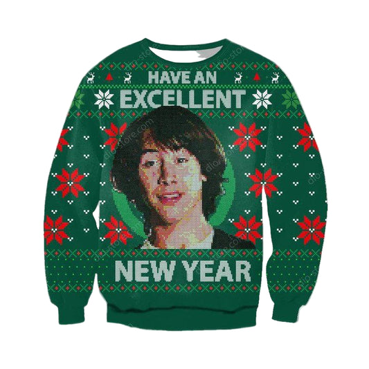 Bill Teds Excellent Adventure Christmas Sweater ? Usalast