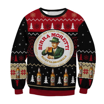 Birra Moretti Beer Ugly Christmas Sweater 2022 ? Usalast