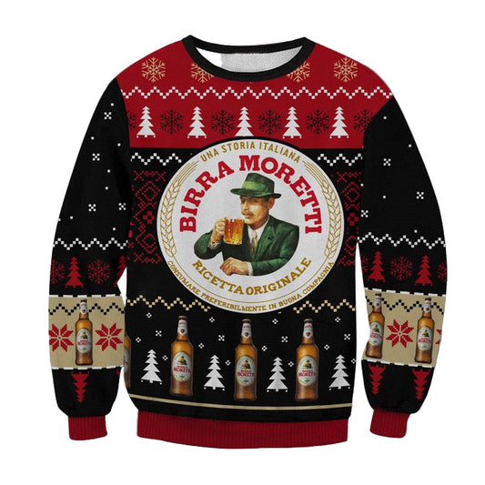 Birra Moretti Beer Ugly Christmas Sweater 2022 ? Usalast