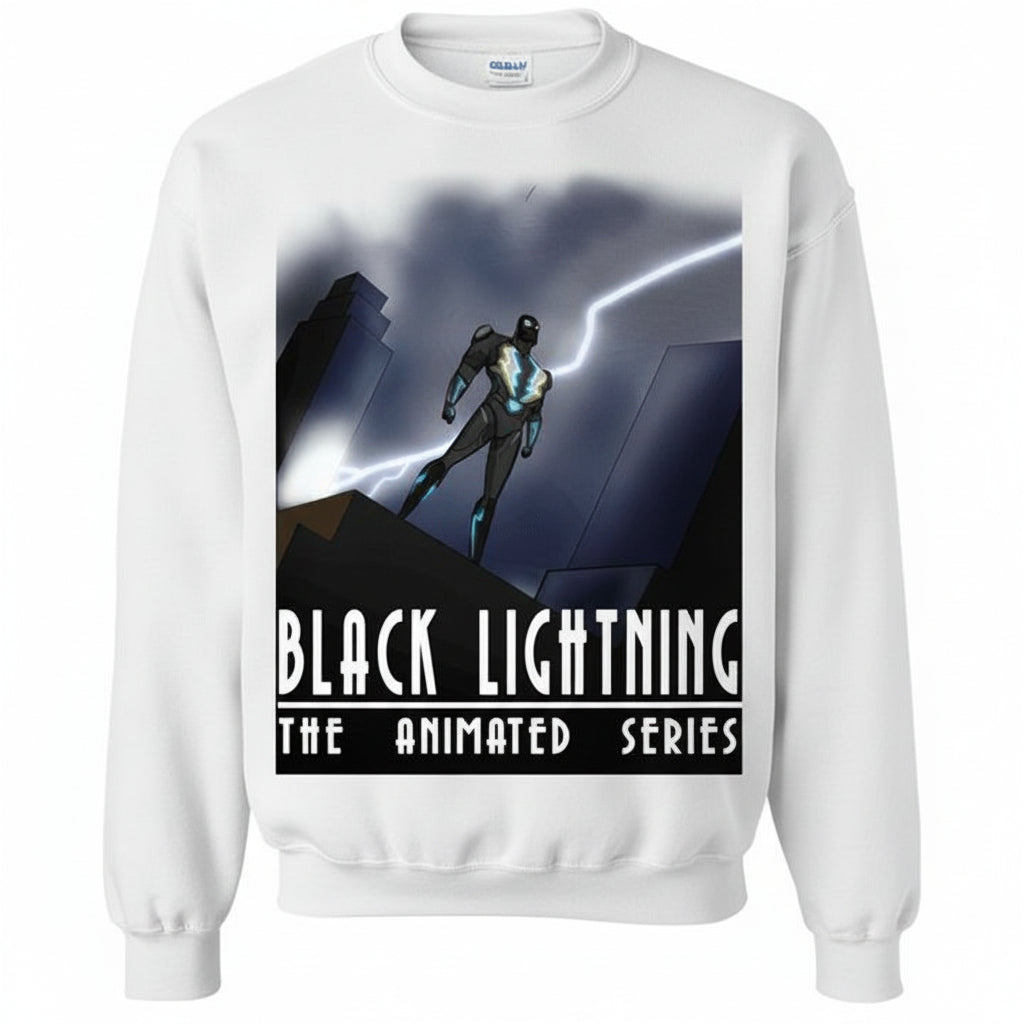 Black Lightning Series Crewneck Sweater ? Usalast