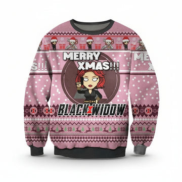Black Widow Christmas Sweater ? Usalast
