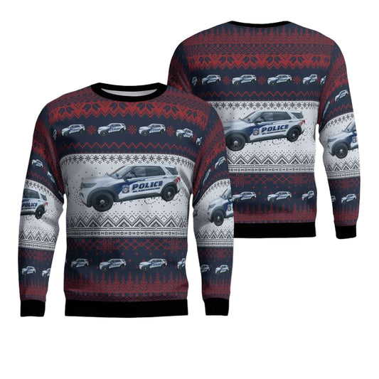 Bladensburg Maryland Bladensburg Police Department Christmas Sweater 3D ? Usalast