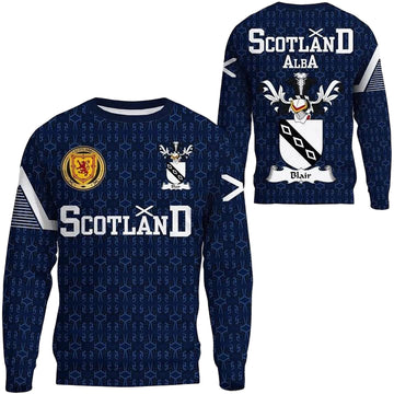 Blair Family Crest Sweater Scottish Home ? 1991 Style A7 ? Usalast