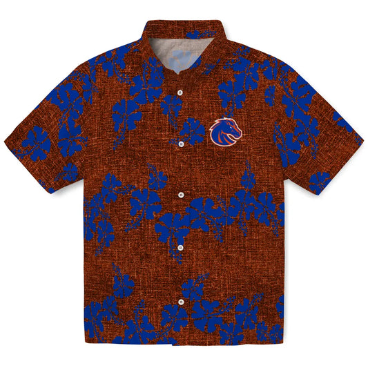 Boise State Broncos Hawaiian Shirt - 50th State Flower | Moonbestprint