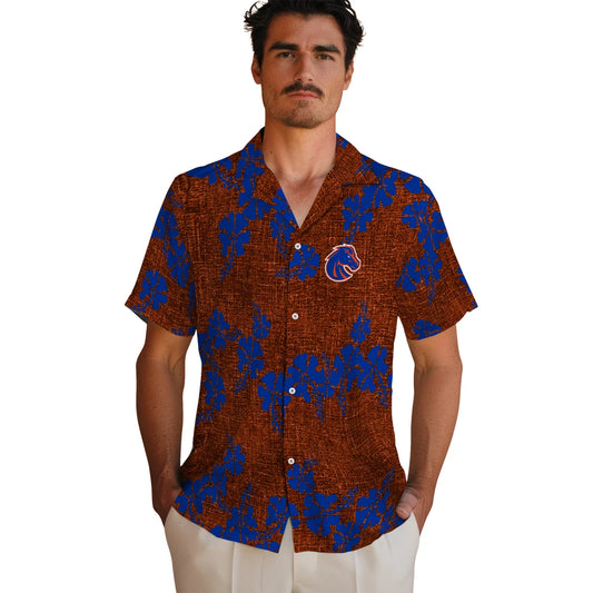 Boise State Broncos Hawaiian Shirt - 50th State Flower | Moonbestprint