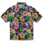 Boise State Broncos Hawaiian Shirt - Brilliant Hibiscus Garden | Moonbestprint