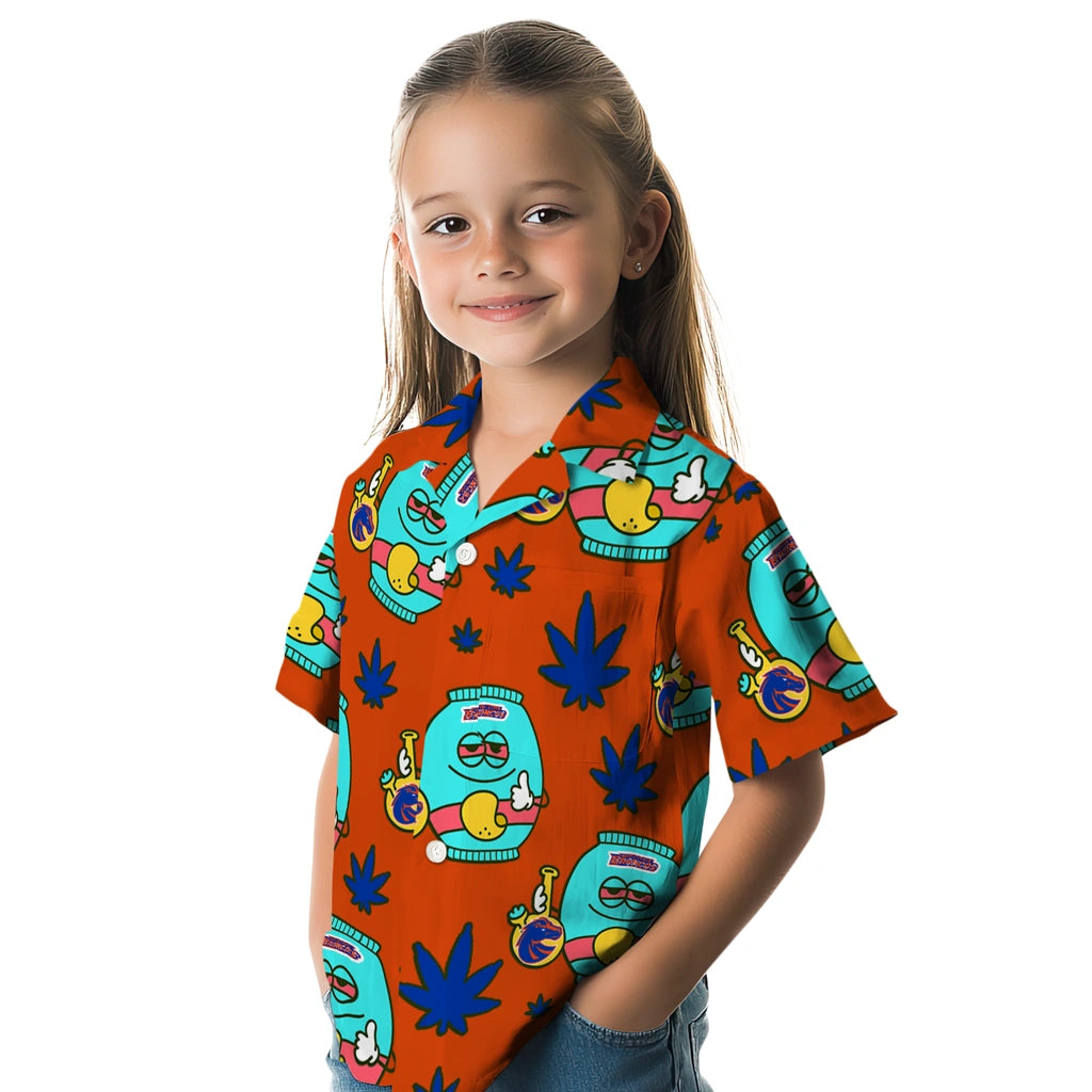 Boise State Broncos Hawaiian Shirt - Chill Vibe | Moonbestprint