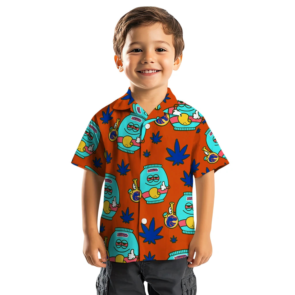Boise State Broncos Hawaiian Shirt - Chill Vibe | Moonbestprint