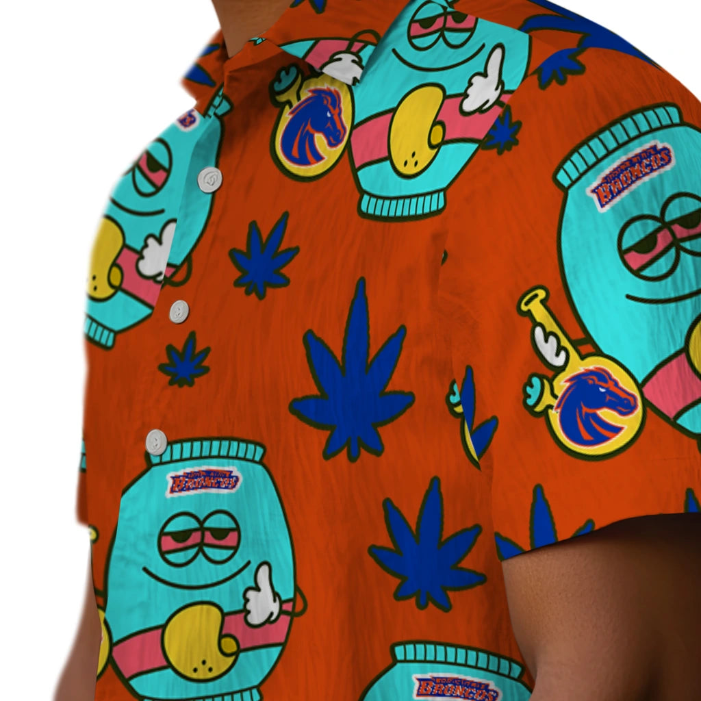 Boise State Broncos Hawaiian Shirt - Chill Vibe | Moonbestprint