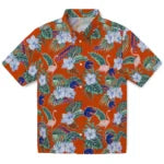Boise State Broncos Hawaiian Shirt - Flamingo and Hibiscus | Moonbestprint