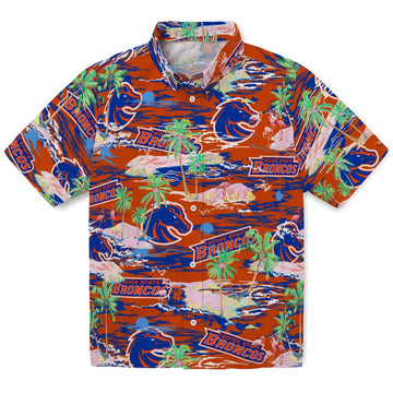 Boise State Broncos Flamingo Retreat 2026 Hawaiian Shirt – Moonbestprint