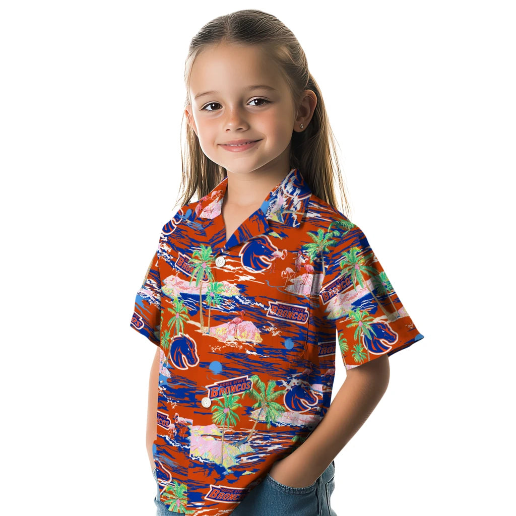 Boise State Broncos Hawaiian Shirt - Hawaii Island | Moonbestprint