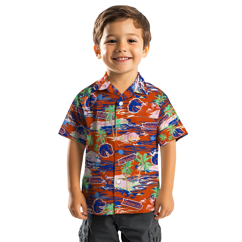 Boise State Broncos Hawaiian Shirt - Hawaii Island | Moonbestprint